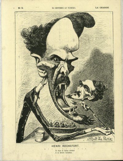 Illustratie van Alfred Le Pete in La Charge (1870), nr. 3 door Alfred Le Petit