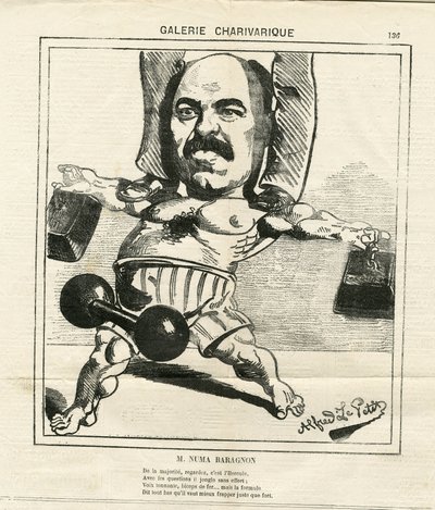 Illustratie van Alfred Le Pete (1841-1909) in Le Charivari door Alfred Le Petit