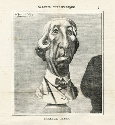 Illustratie van Alfred Le Petit (1841-1909) in Le Charivari door Alfred Le Petit