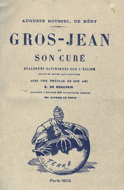 Illustratie van Alfred Le Petit (1841-1909) voor de Omslag van Gros-Jean en zijn genezing door Alfred Le Petit