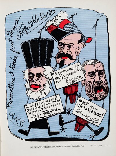 Jules Favre, Trochu en Ducrot, uit Histoire de la Troisieme Republique, Vol. I, l