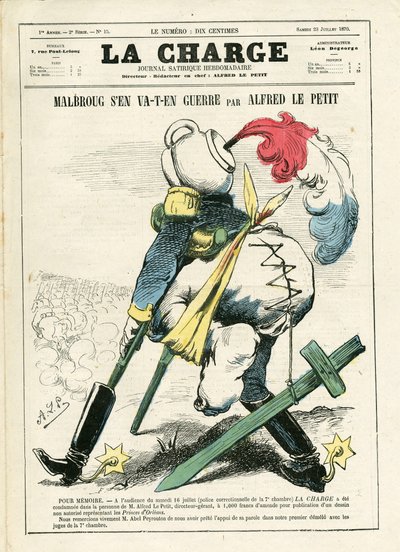 La Charge (1870), nummer 15, Satirisch in Kleuren door Alfred Le Petit