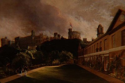 Uitzicht op Windsor Castle vanaf Traver