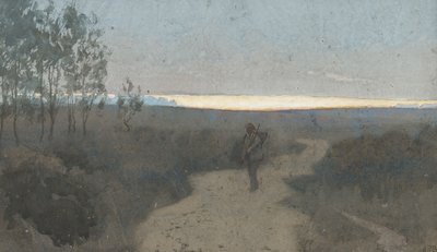 Terugkeer bij Schemering, 1905 door Alfred Rawlings Baker