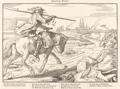 Ook een dodendans II door Alfred Rethel