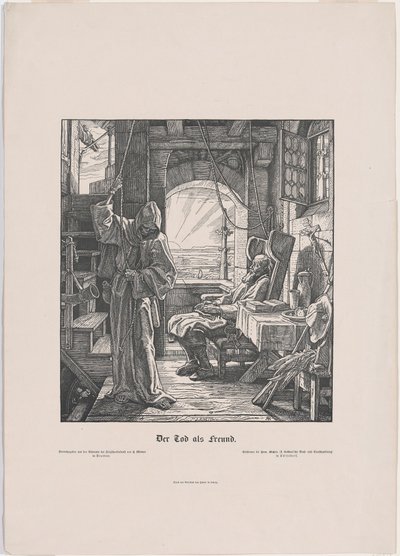 De Dood als Wurger door Alfred Rethel