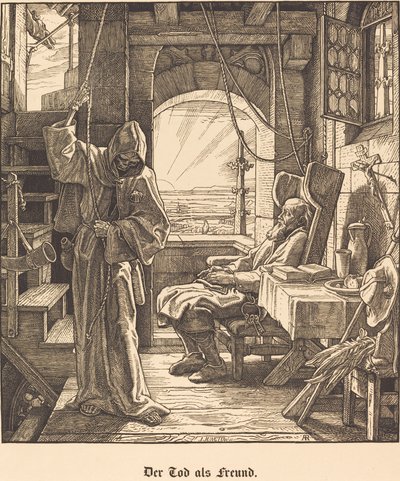De dood als vriend door Alfred Rethel