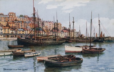 Brixham, vanaf de Kade door Alfred Robert Quinton
