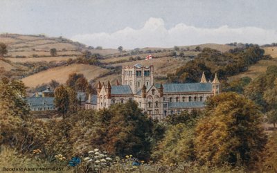 Buckfast Abbey, noordoost door Alfred Robert Quinton