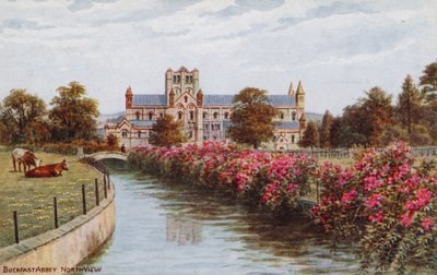 Buckfast Abbey, Noordaanzicht door Alfred Robert Quinton