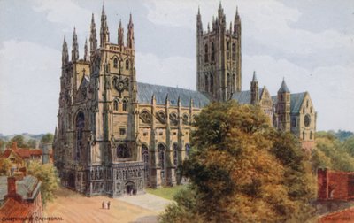 Kathedraal van Canterbury door Alfred Robert Quinton