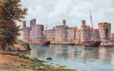 Kasteel van Carnarvon door Alfred Robert Quinton