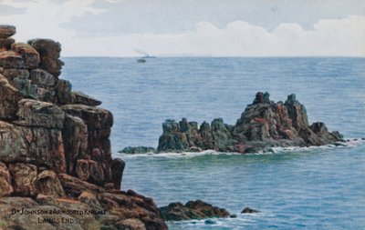 Dr. Johnson en gepantserde ridder, Lands End door Alfred Robert Quinton