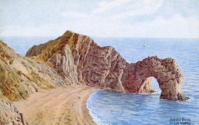 Durdle Door, nabij Lulworth door Alfred Robert Quinton