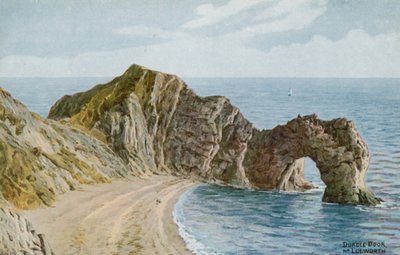 Durdle Door bij Lulworth door Alfred Robert Quinton