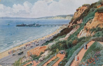Oostelijke Klif en Zig Zag, Bournemouth door Alfred Robert Quinton