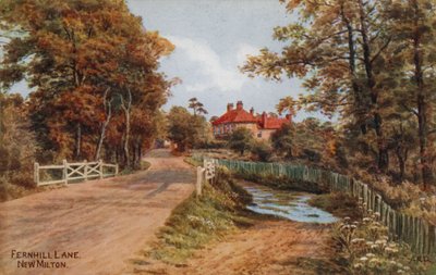 Fernhill Lane, New Milton door Alfred Robert Quinton
