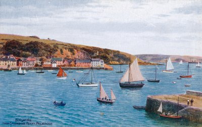 Flushing vanaf Greenbank Ferry, Falmouth door Alfred Robert Quinton