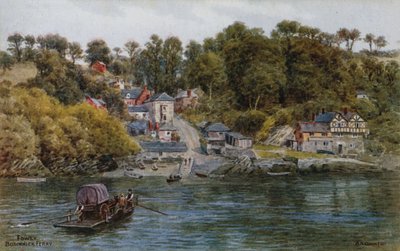 Fowey, Bodinnick Veerboot door Alfred Robert Quinton
