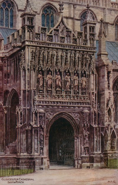Kathedraal van Gloucester, Zuidportaal door Alfred Robert Quinton