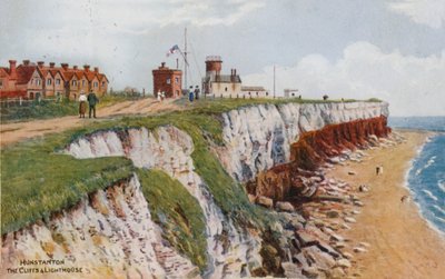 Hunstanton, De Kliffen en Vuurtoren door Alfred Robert Quinton