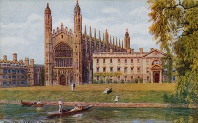 Kings College Chapel, Cambridge door Alfred Robert Quinton