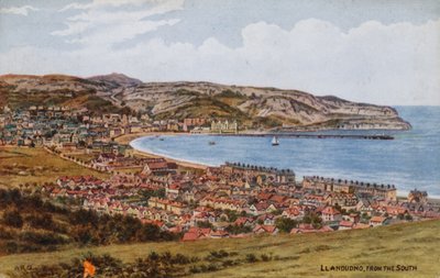 Llandudno, vanuit het zuiden door Alfred Robert Quinton
