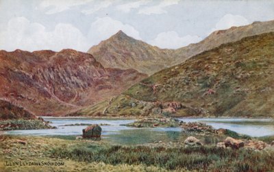 Llyn Llydaw en Snowdon door Alfred Robert Quinton