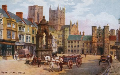 Marktplein, Wells door Alfred Robert Quinton