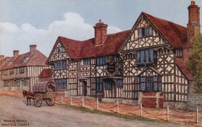 Middle House, Mayfield, Sussex door Alfred Robert Quinton