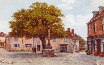 Oude marktkruis, Alfriston door Alfred Robert Quinton