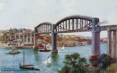 Plymouth, Royal Albert Bridge, Saltash door Alfred Robert Quinton
