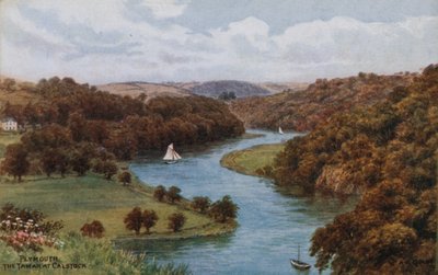 Plymouth, De Tamar bij Calstock door Alfred Robert Quinton