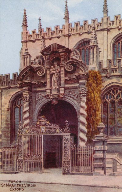 Portiek, St Mary the Virgin, Oxford door Alfred Robert Quinton