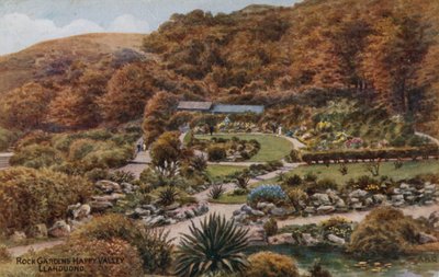 Rots tuinen, Happy Valley, Llandudno door Alfred Robert Quinton