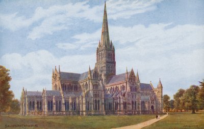 Kathedraal van Salisbury door Alfred Robert Quinton