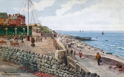 Sheringham, Promenade en Strand door Alfred Robert Quinton