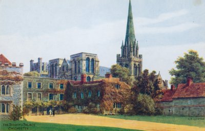 Het Bisschoppelijk Paleis, Chichester door Alfred Robert Quinton