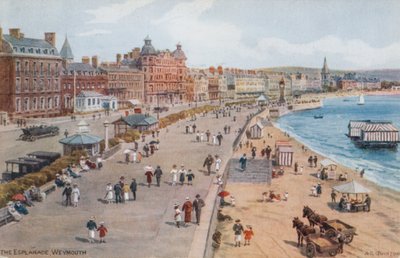 De Esplanade, Weymouth door Alfred Robert Quinton