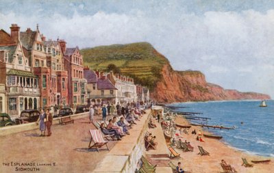 De Esplanade, kijkend naar het oosten, Sidmouth door Alfred Robert Quinton