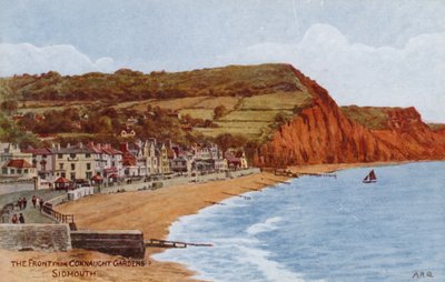 Het front vanuit Connaught Gardens, Sidmouth door Alfred Robert Quinton