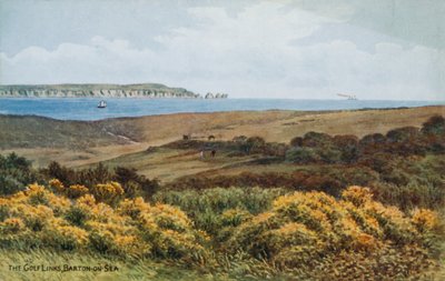 De golfbanen, Barton-on-Sea door Alfred Robert Quinton