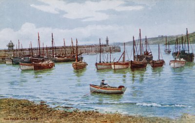 De haven, St Ives door Alfred Robert Quinton