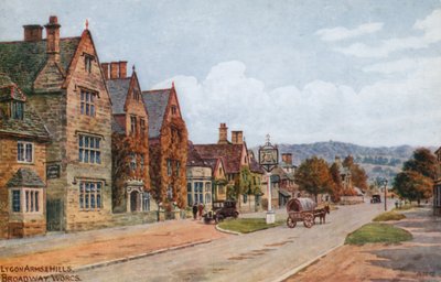 The Lygon Arms, Broadway, Worcestershire door Alfred Robert Quinton