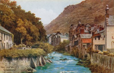 De Lyn Valley, Lynmouth door Alfred Robert Quinton