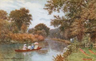 De Medway bij Maidstone door Alfred Robert Quinton