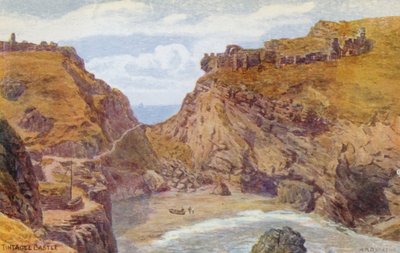 Kasteel Tintagel door Alfred Robert Quinton