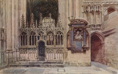 Transept van het martelaarschap, Canterbury Cathedral door Alfred Robert Quinton