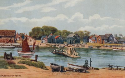 Walberswick Veerboot door Alfred Robert Quinton