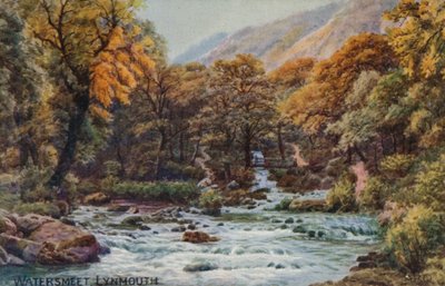 Watersmeet, Lynmouth door Alfred Robert Quinton